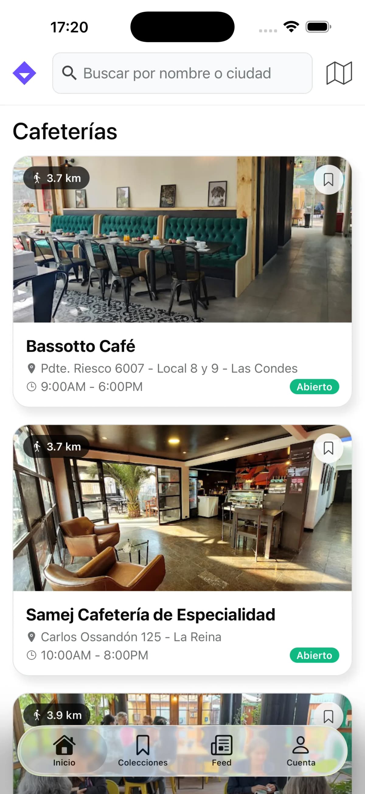 Lista de cafeterías de especialidad en Coffeed